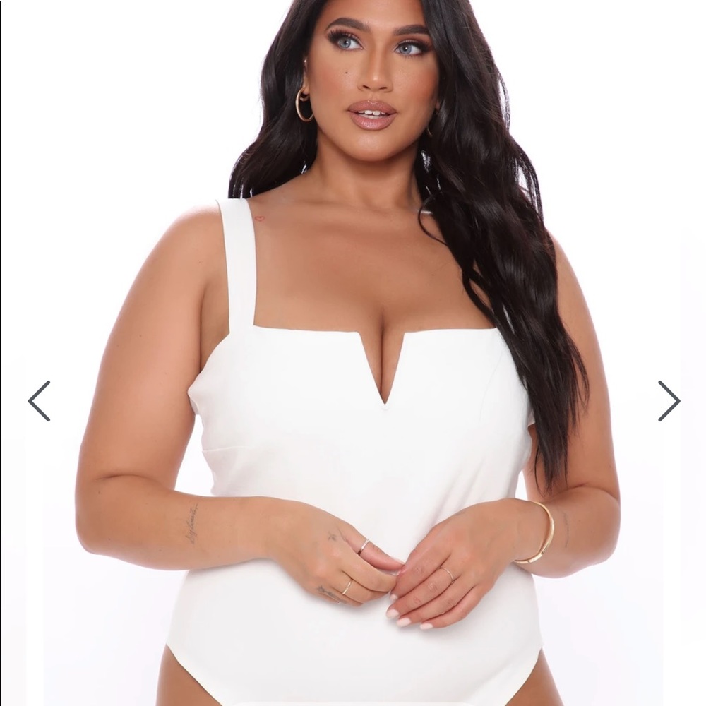 Off-white bodysuit